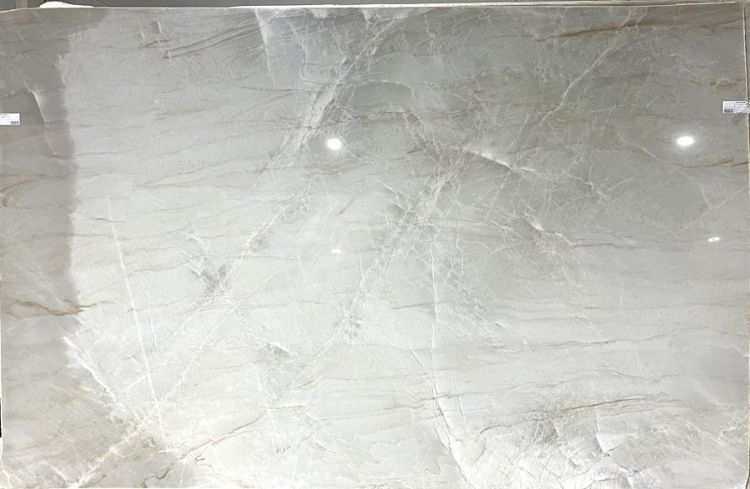 Athens White/ White Taj  3cm Polished